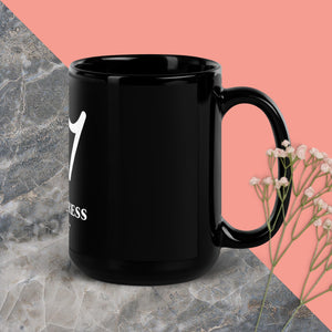 KingEmpress Black Glossy Mug