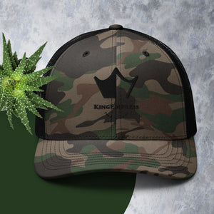 KingEmpress Camouflage trucker hat