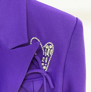 Purple Heart Diamond Blazer