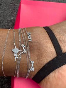 Love Anklets Set of Four