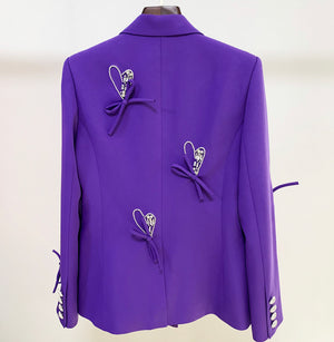 Purple Heart Diamond Blazer