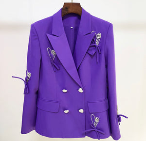 Purple Heart Diamond Blazer