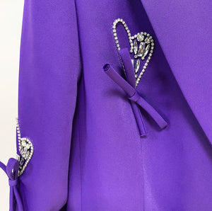 Purple Heart Diamond Blazer