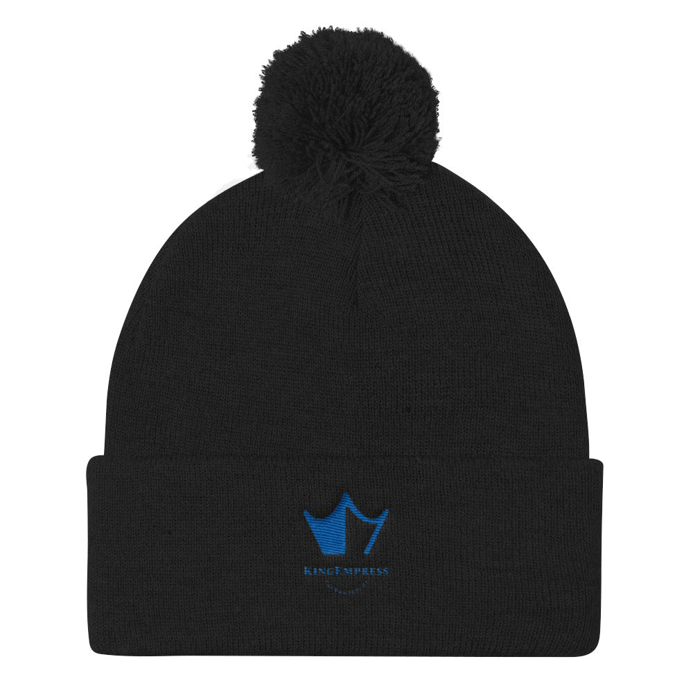 Pom Pom Knit Cap